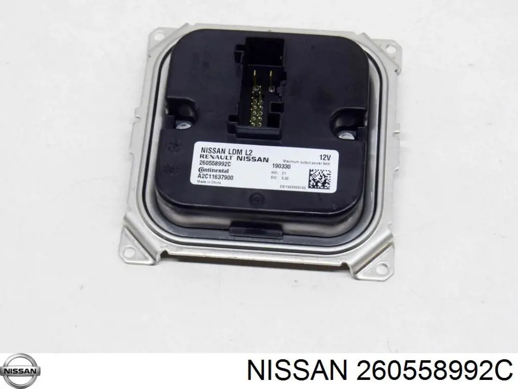 260558608R Nissan/Infiniti Módulo de direção (Centralina eletrônica) das luzes