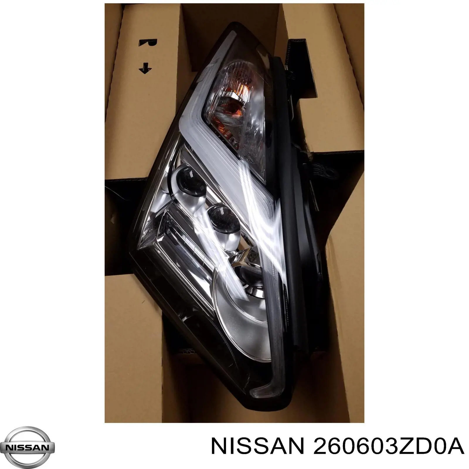 Luz esquerda Nissan Patrol  Y62