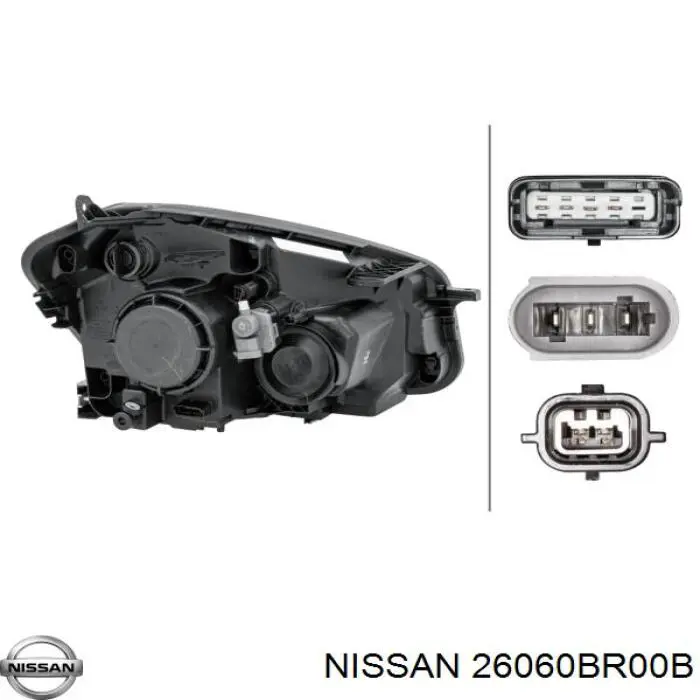 Luz esquerda Nissan/Infiniti 26060BR00B preço, a partir de 241,76 USD