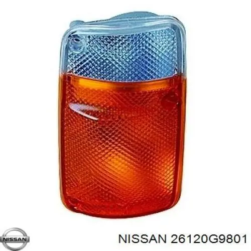 Posição (pisca-pisca) direita 26120G9801 Nissan/Infiniti