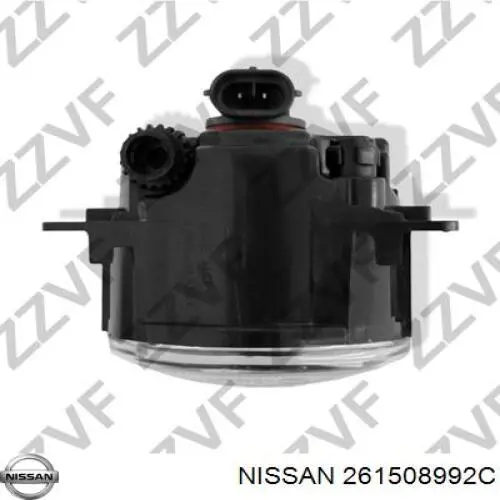 261508992C Nissan/Infiniti Luzes de nevoeiro esquerdas/direitas