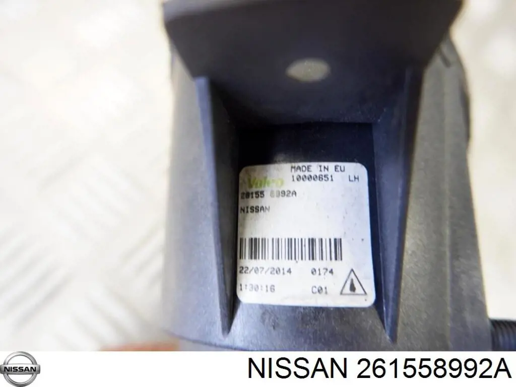 Luzes de nevoeiro esquerdas Nissan/Infiniti 261558992A preço, a partir de 27,13 USD