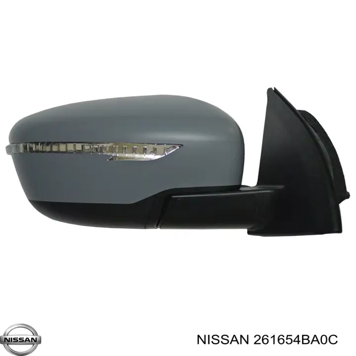 261654BA0C Nissan/Infiniti Pisca-pisca de espelho esquerdo