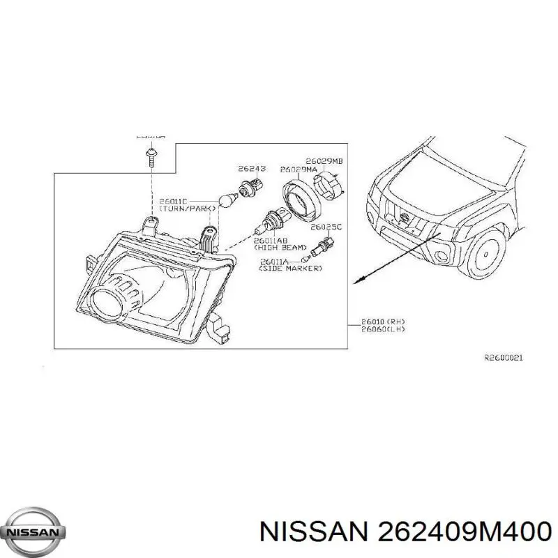 262409M400 Nissan/Infiniti 