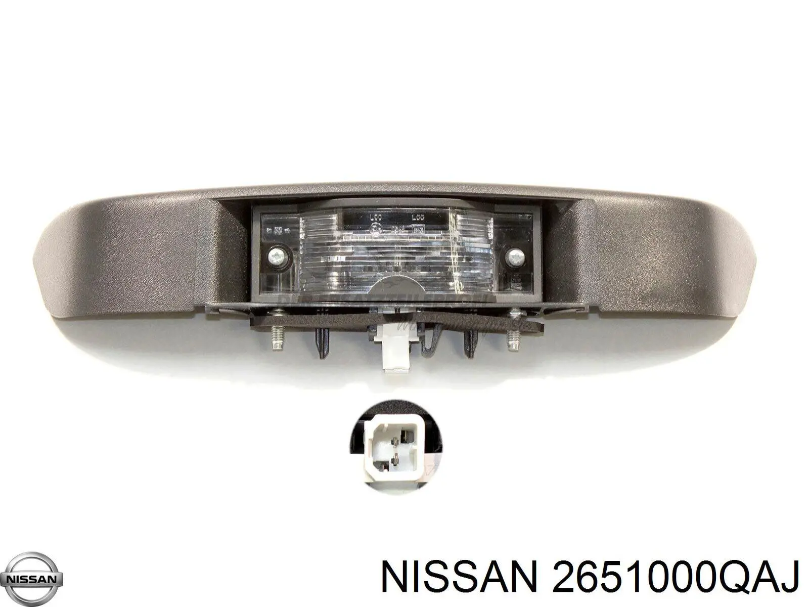 8200434685 Renault (RVI) Lanterna da luz de fundo de matrícula traseira