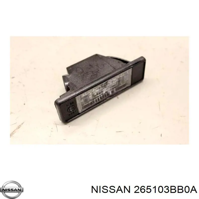 265103BB0A Nissan/Infiniti Lanterna da luz de fundo de matrícula traseira