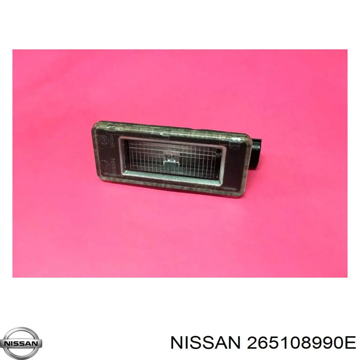 Lanterna da luz de fundo de matrícula traseira Nissan/Infiniti 265108990E preço, a partir de 27,26 USD
