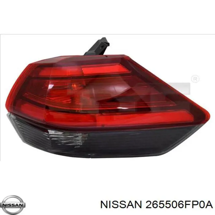 265506FP0A Nissan/Infiniti Lanterna traseira direita externa