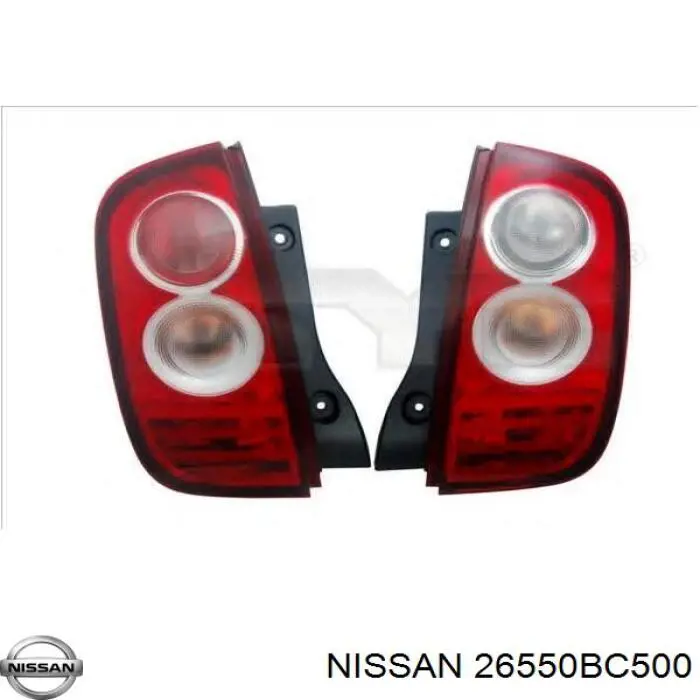 26550BC500 Nissan/Infiniti Lanterna traseira direita