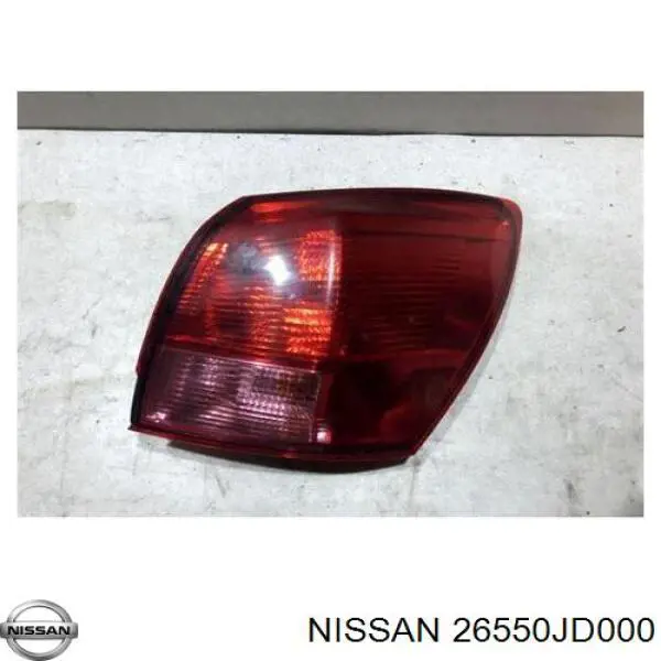 26550JD000 Nissan/Infiniti Lanterna traseira direita externa