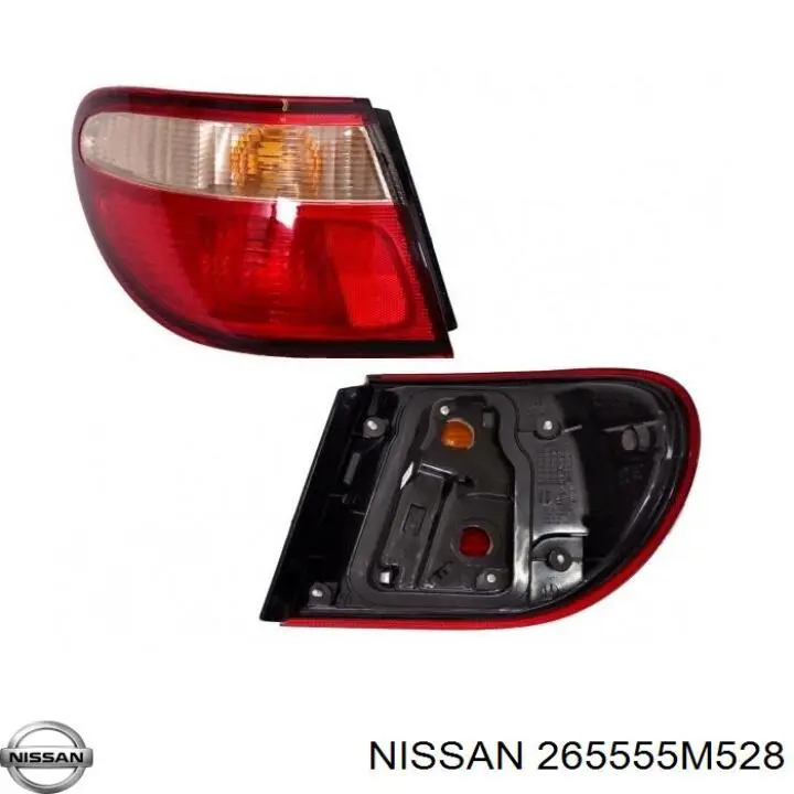 265555M528 Nissan/Infiniti Lanterna traseira esquerda externa