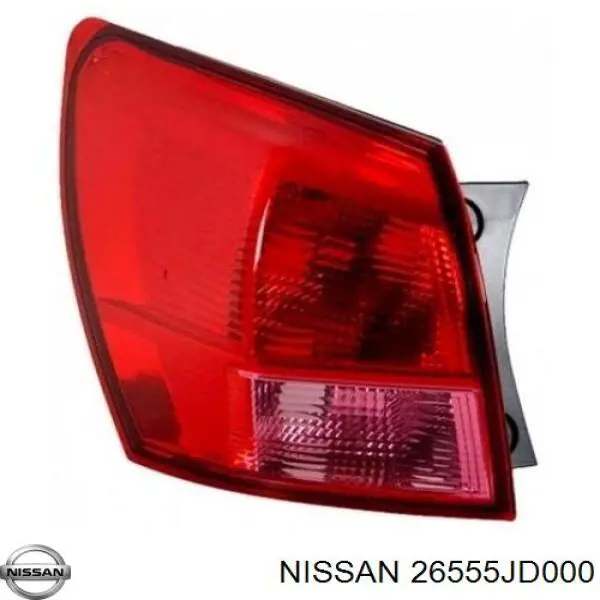 26555JD000 Nissan/Infiniti Lanterna traseira esquerda externa