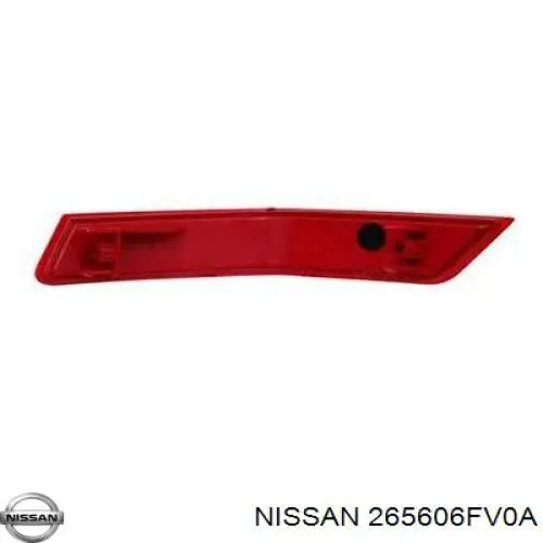 Retrorrefletor (refletor) do pára-choque traseiro direito Nissan/Infiniti 265606FV0A preço, a partir de 36,68 USD