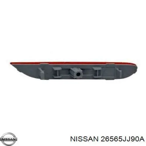 Retrorrefletor (refletor) do pára-choque traseiro esquerdo Nissan/Infiniti 26565JJ90A preço, a partir de 37,66 USD