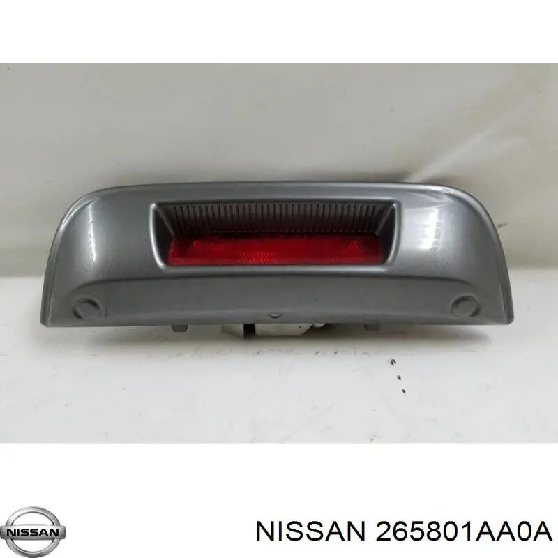 265801AA0A Nissan/Infiniti Lanterna de nevoeiro traseira