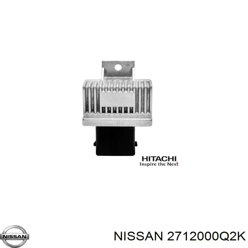 Compre 2712000Q2K Nissan/Infiniti Relê de aquecedor de pré-arranco