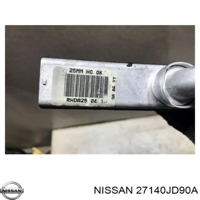 27140JD90A Nissan/Infiniti Radiador de forno (de aquecedor)