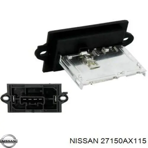 27150AX115 Nissan/Infiniti Resistor (resistência) de ventilador de forno (de aquecedor de salão)