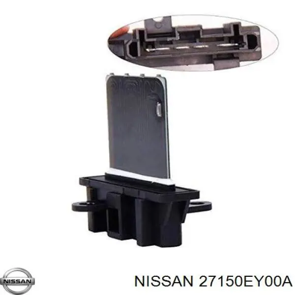 Resistor (resistência) de ventilador de forno (de aquecedor de salão) Nissan/Infiniti 27150EY00A preço, a partir de 44,89 USD