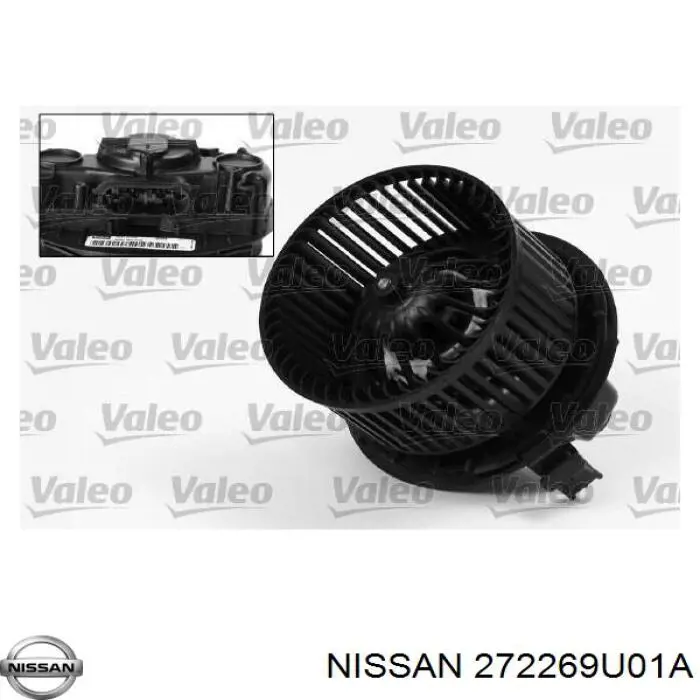 272269U01A Nissan/Infiniti Motor de ventilador de forno (de aquecedor de salão)