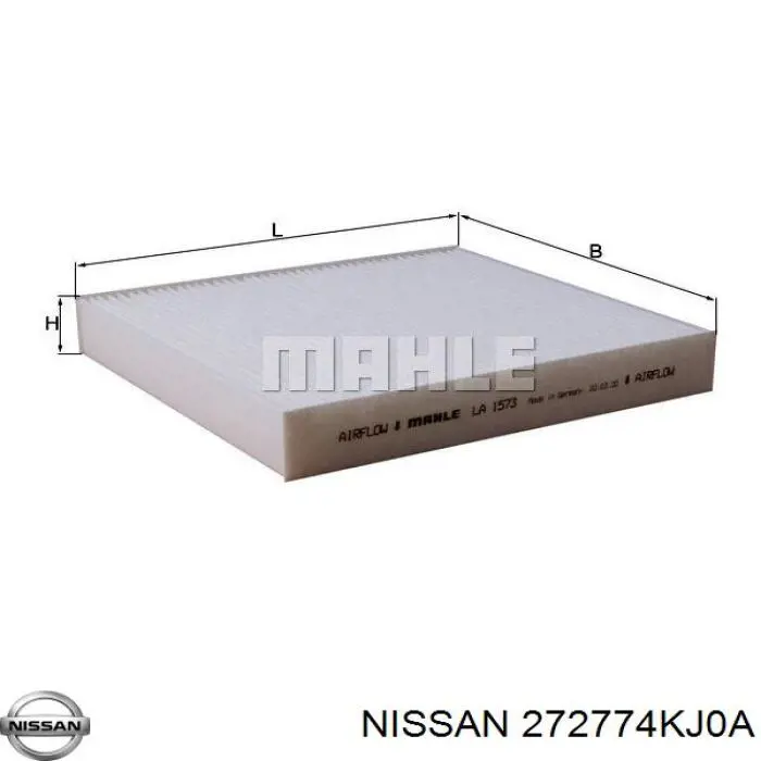 Filtro de salão 27274A000P Mitsubishi
