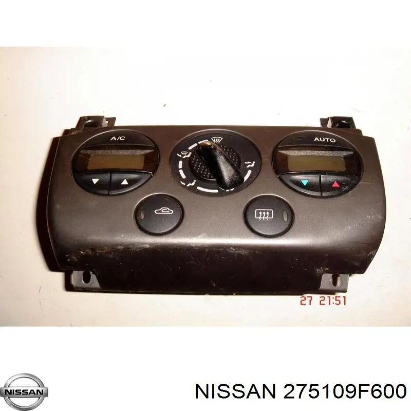 275109F600 Nissan/Infiniti Unidade de controlo dos modos de aquecimento/condicionamento