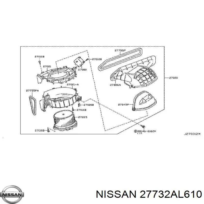  Nissan/Infiniti 27732AL610 preço, a partir de 291,78 USD