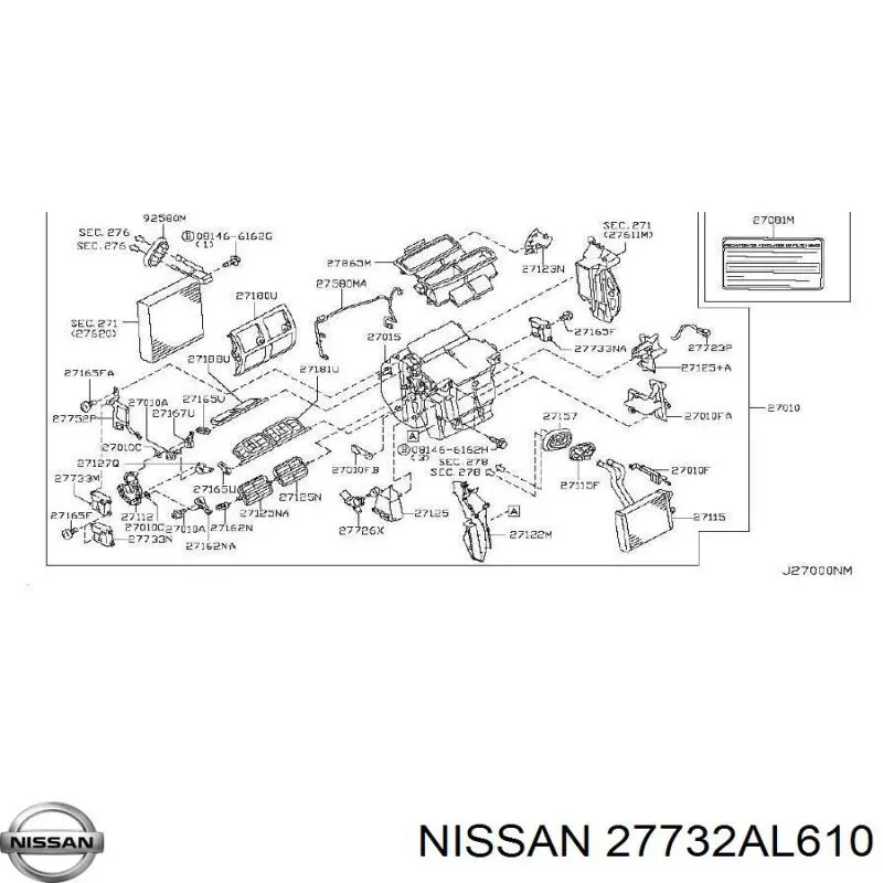 Compre 27732AL610 Nissan/Infiniti 
