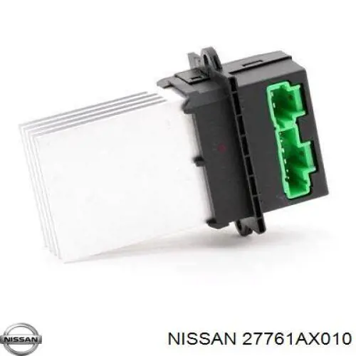 Compre 27761AX010 Nissan/Infiniti Resistor (resistência) de ventilador de forno (de aquecedor de salão)