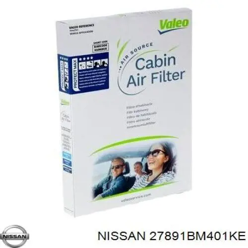 Compre 27891BM401KE Nissan/Infiniti Filtro de salão
