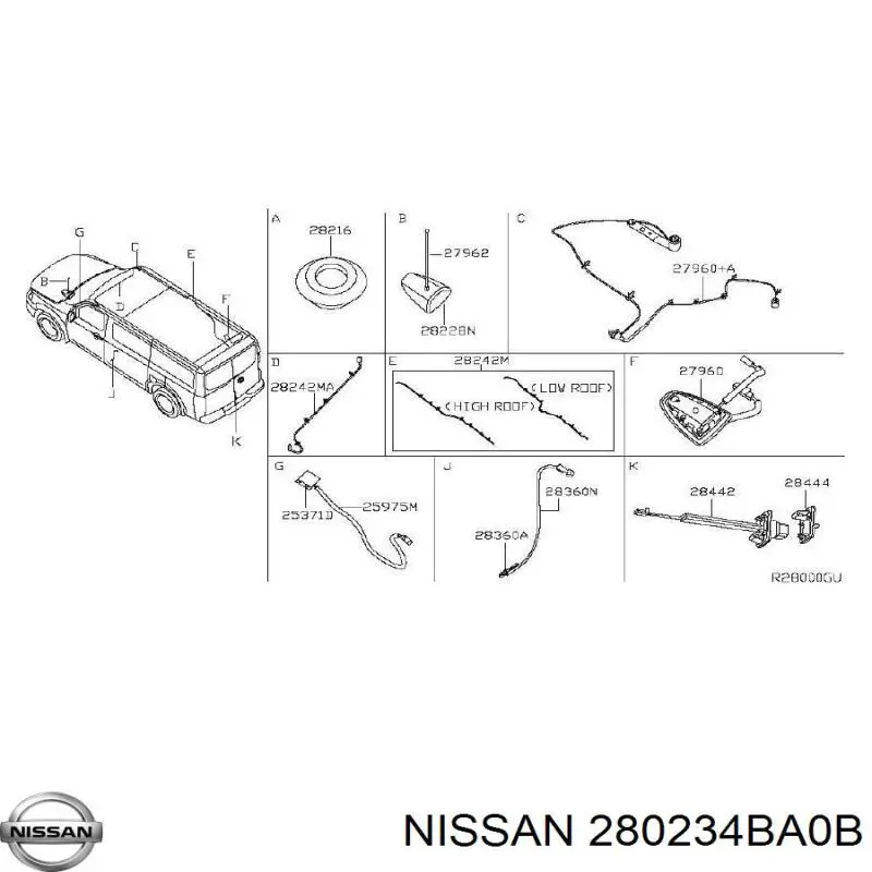 280234BA0B Nissan/Infiniti 