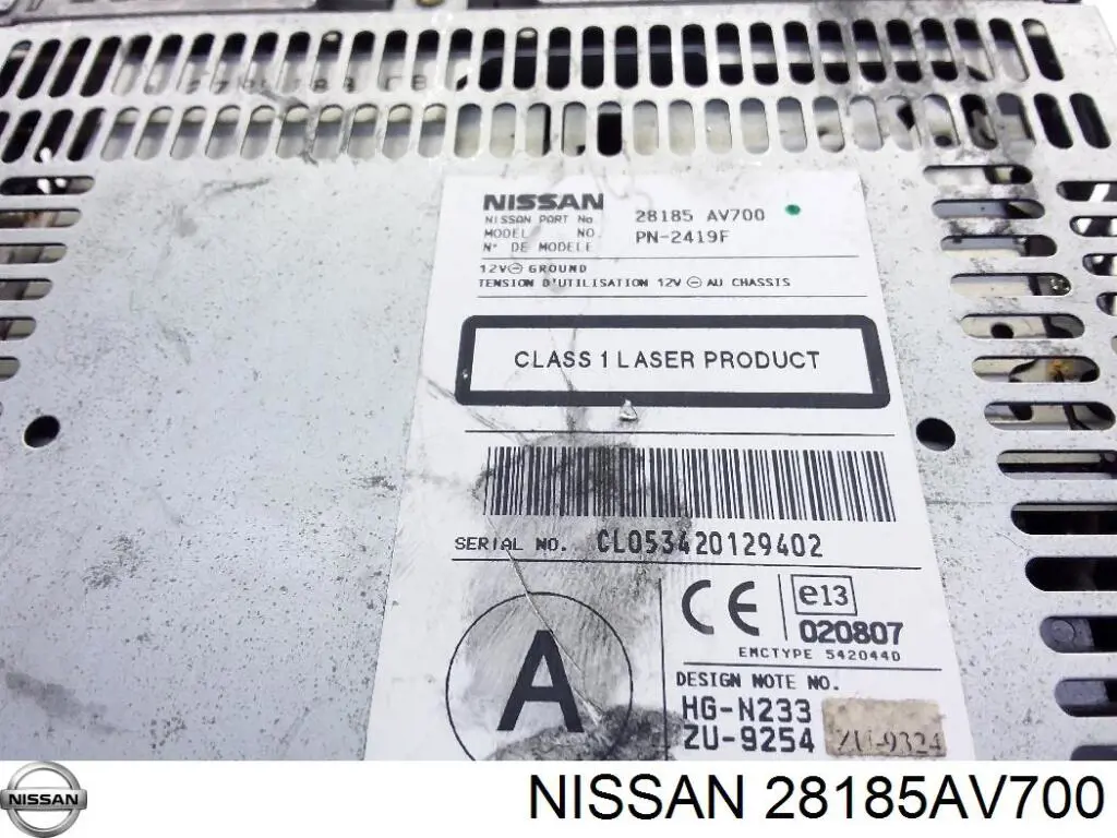 Aparelhagem de som (rádio AM/FM) Nissan/Infiniti 28185AV700 preço, a partir de 80,16 USD