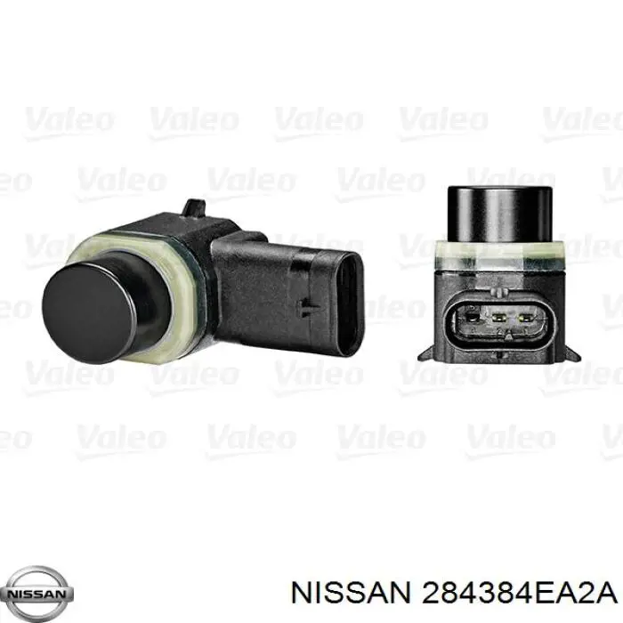 284384EA2A Nissan/Infiniti Sensor dianteiro de sinalização de estacionamento (sensor de estacionamento)