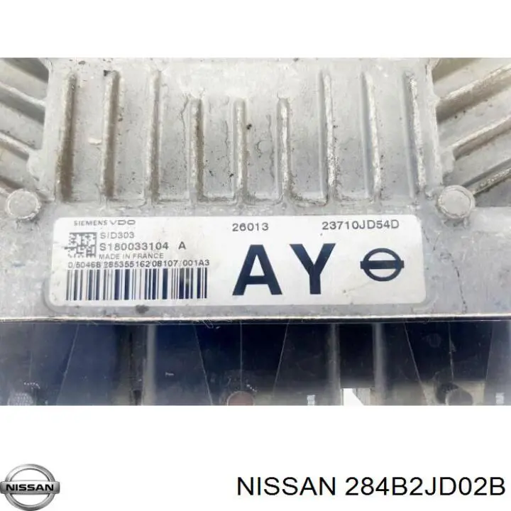 284B2JD02B Nissan/Infiniti Unidade de conforto