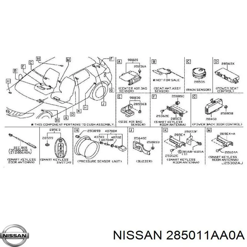 285011AA0A Nissan/Infiniti 