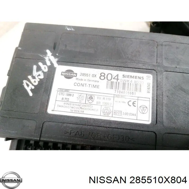 Unidade de dispositivos de segurança para Nissan Terrano II R20