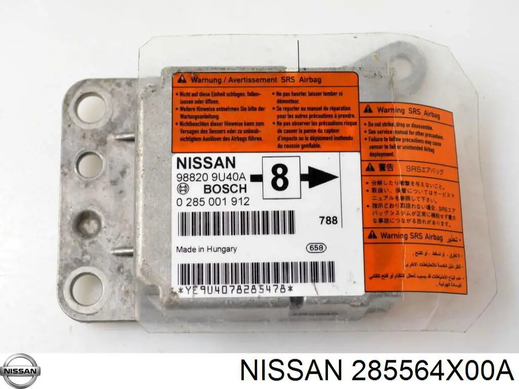 Módulo processador de controlo da bolsa de ar (Centralina eletrônica AIRBAG) Nissan/Infiniti 285564X00A preço, a partir de 265,60 USD