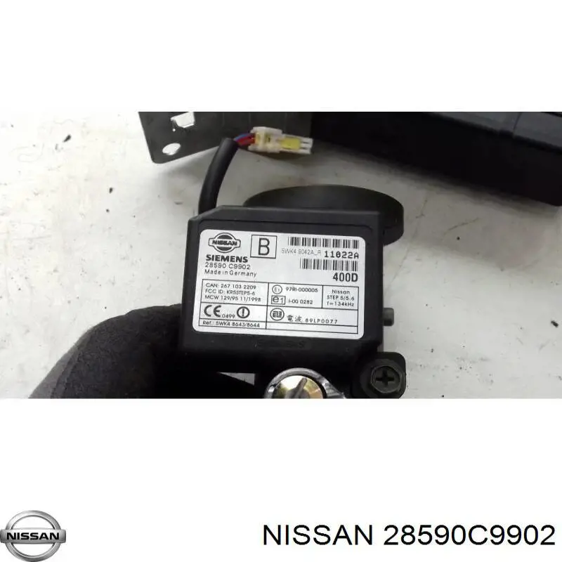 28590C9902 Nissan/Infiniti Antena (anel) de imobilizador