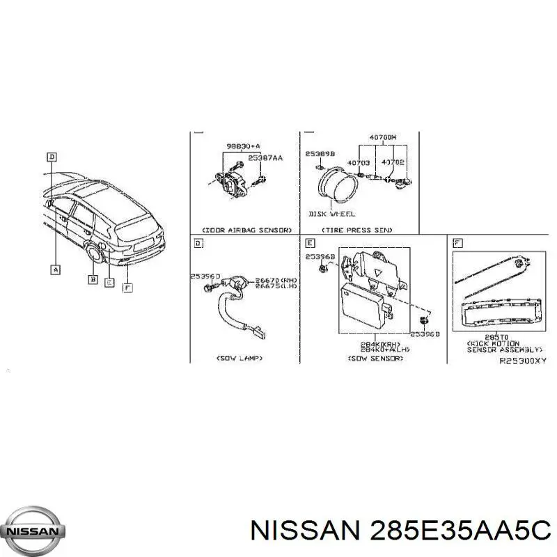 285E35AA5C Nissan/Infiniti 
