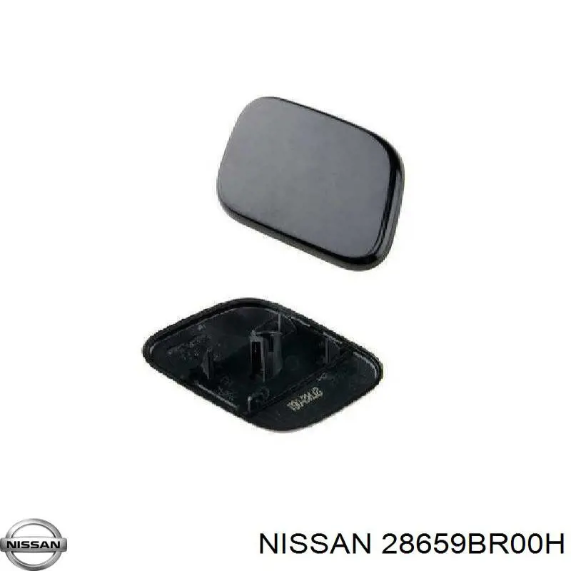 Compre 28659BR00H Nissan/Infiniti Placa sobreposta do injetor de fluido para lavador da luz dianteira