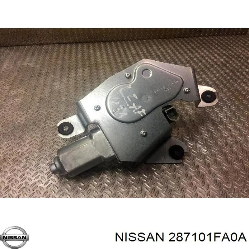287101FA0A Nissan/Infiniti Motor de limpador pára-brisas de vidro traseiro