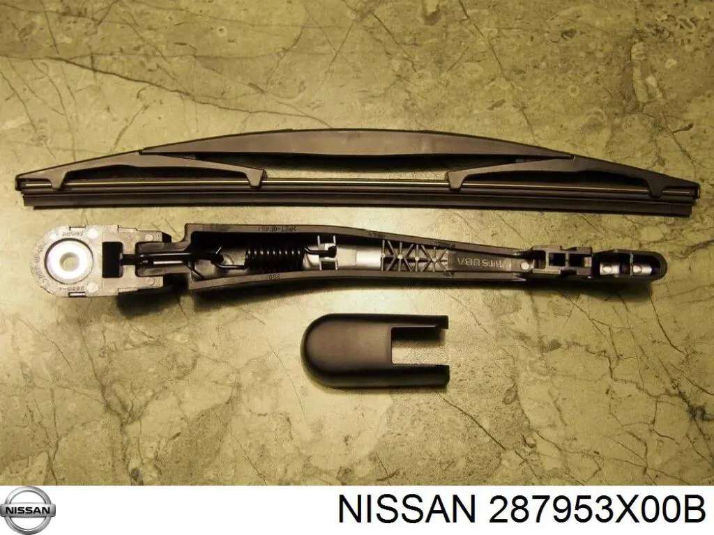 Compre 287953X00B Nissan/Infiniti Limpa-pára-brisas de vidro traseiro
