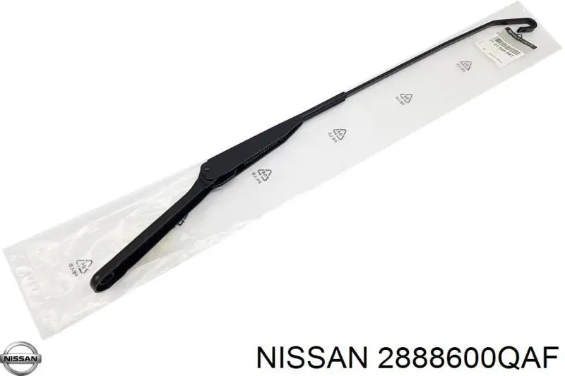  Braço de limpa-pára-brisas do pára-brisas Nissan Primastar сaixa (X83) (2002 - 2026) 