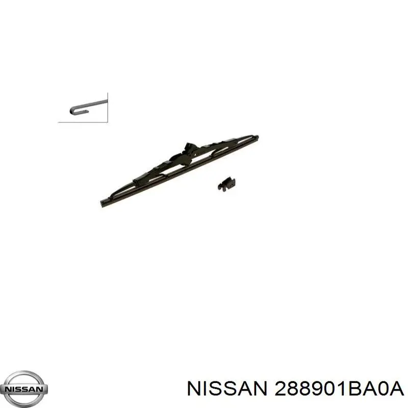 Compre 288901BA0A Nissan/Infiniti Limpa-pára-brisas do pára-brisas de condutor