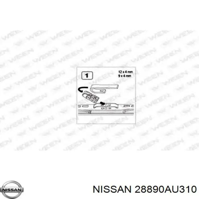 Limpa-pára-brisas do pára-brisas de condutor Nissan/Infiniti 28890AU310 preço, a partir de 34,05 USD