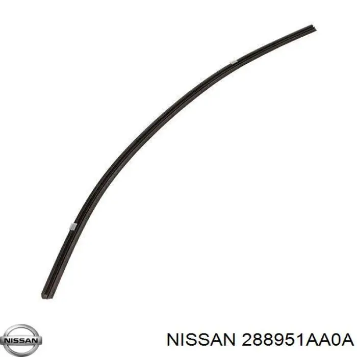 288951AA0A Nissan/Infiniti Elástico da escova de limpador pára-brisas de passageiro