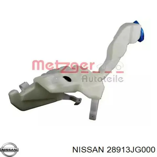 Tampa de tanque de fluido para lavador Nissan X-Trail  T31