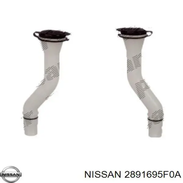2891695F0A Nissan/Infiniti Gargalo do tanque de fluido para lavador