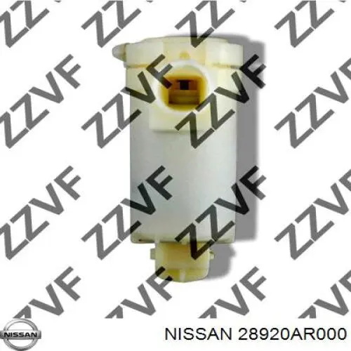 Compre 28920AR000 Nissan/Infiniti Bomba de motor de fluido para lavador de vidro dianteiro