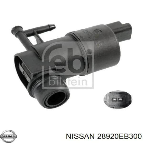 Bomba de motor de fluido para lavador de vidro dianteiro Nissan/Infiniti 28920EB300 preço, a partir de 14,16 USD